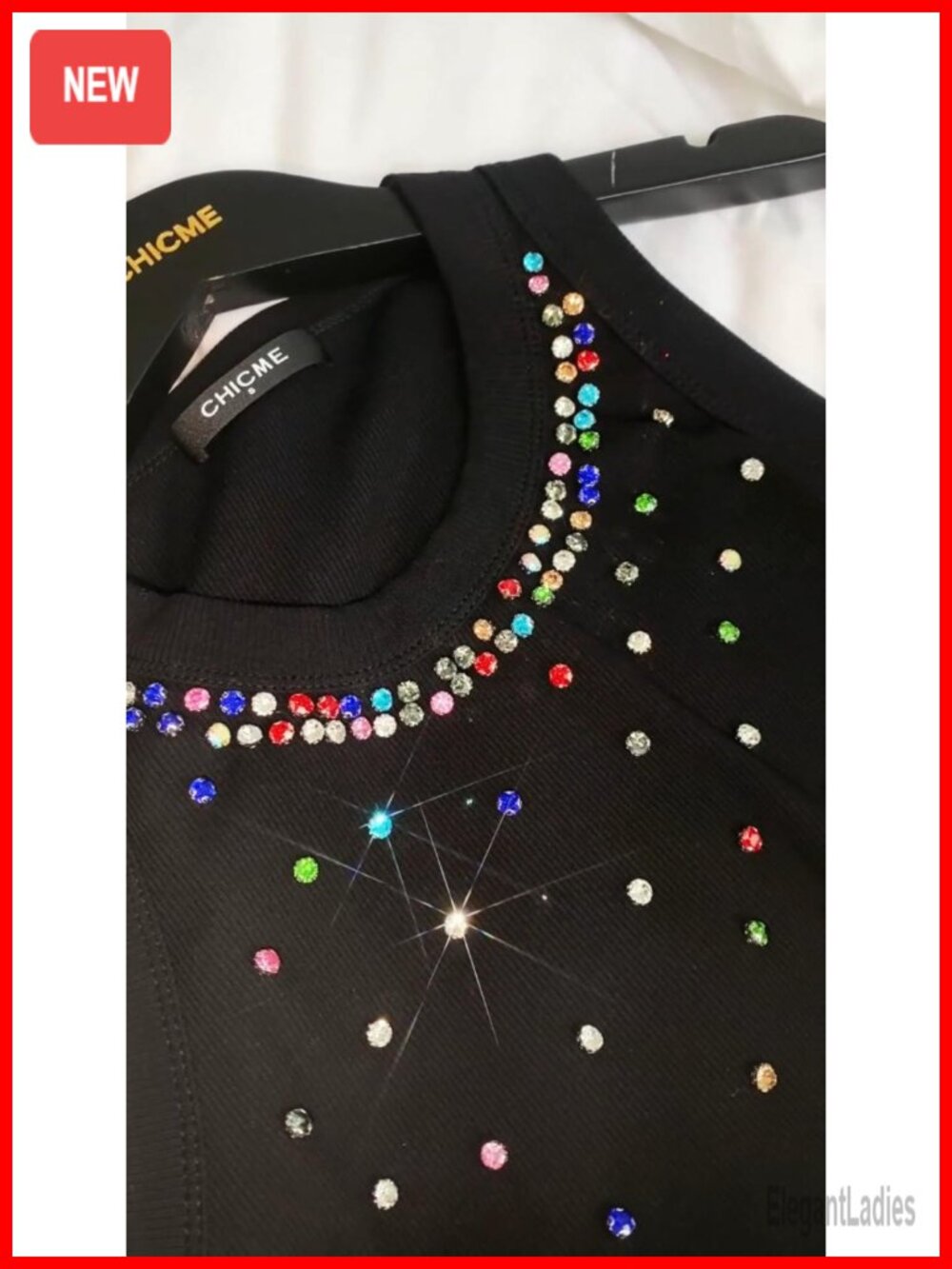 Rhinestone Racerback Tank Top - Picture 5 of 6
